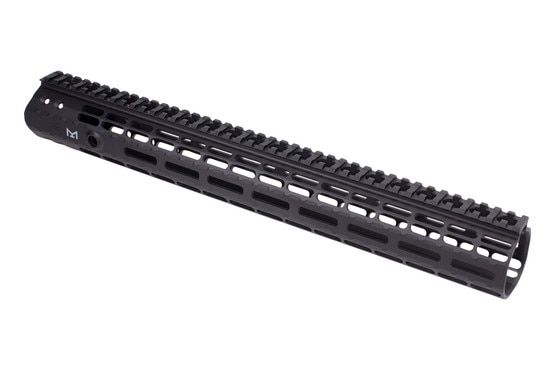 Aero Precision M5 16.6" Enhanced M-LOK Handguard has a continuous top Picatinny rail